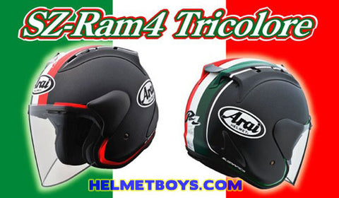 ARAI RAM 4 Tricolor Limited edition ITALY HelmetBoys