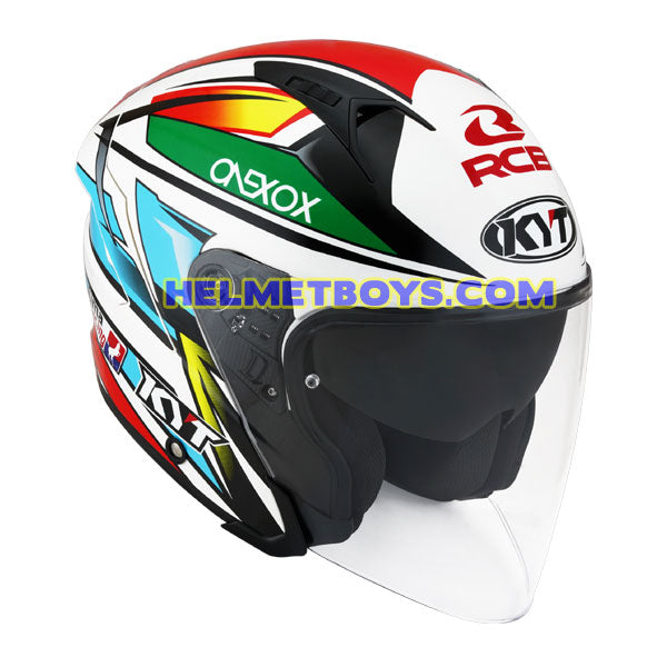 KYT NFJ Motorcycle Sunvisor Helmet KASMA DANIEL – HELMETBOYS