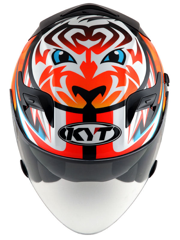 KYT Motorcycle Sunvisor Helmet AXEL BASSANI – HELMETBOYS