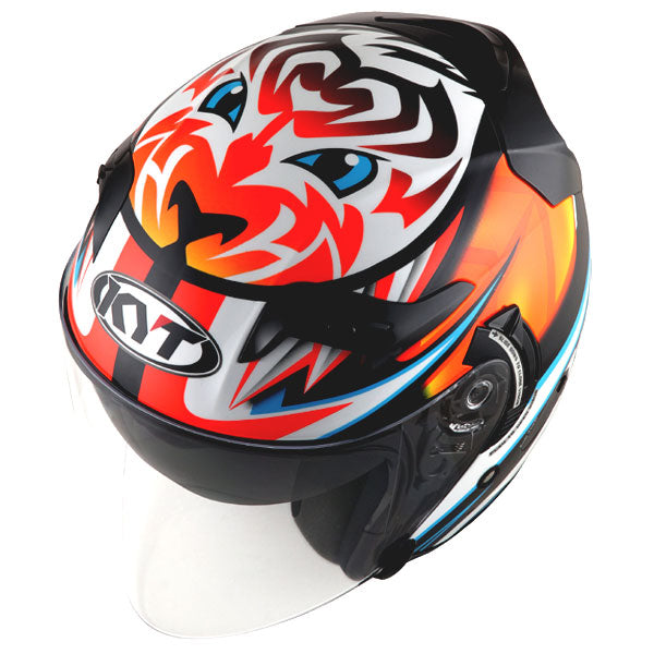 KYT Motorcycle Sunvisor Helmet AXEL BASSANI HELMETBOYS