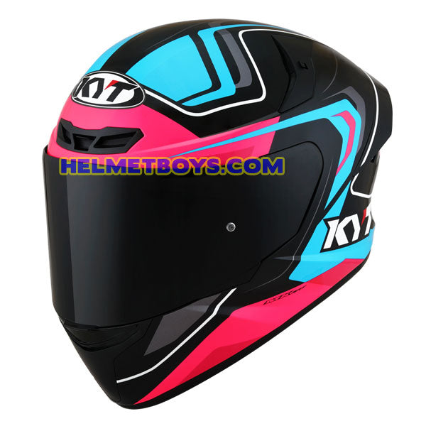 KYT Full Face Motorcycle Helmet TT COURSE OVERTECH FUXIA – HELMETBOYS