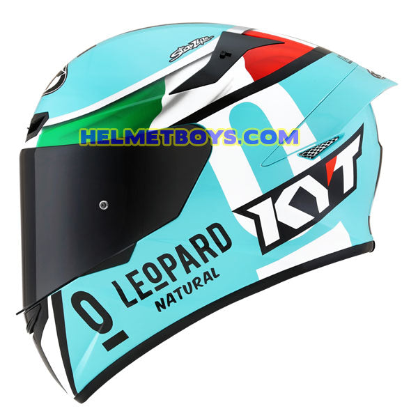 yamaha cyan blue helmet