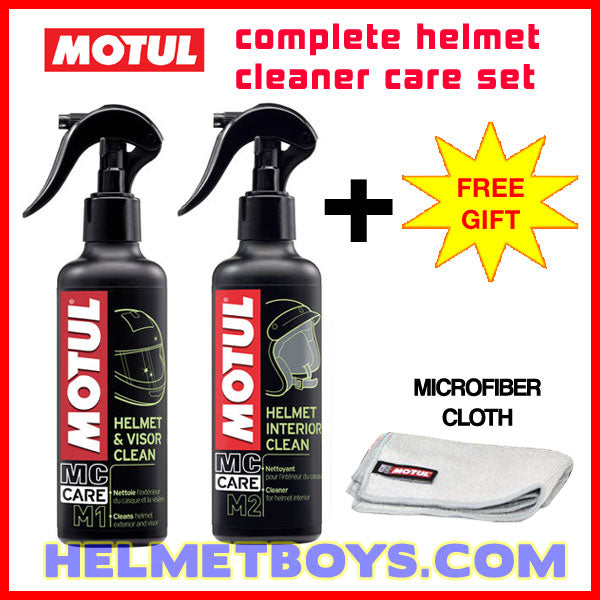MOTUL Motorcycle Helmet Cleaner Set – HELMETBOYS