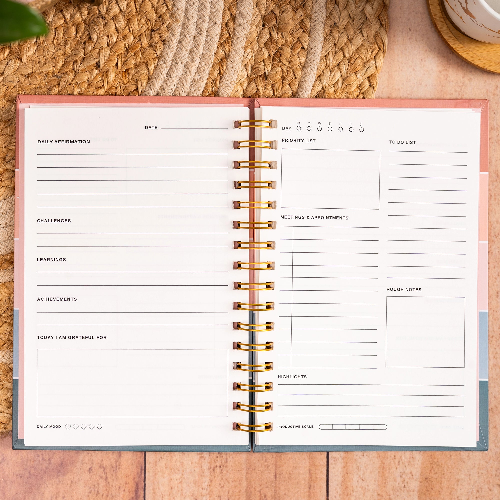 Plan.Organize.Journal Daily Planner