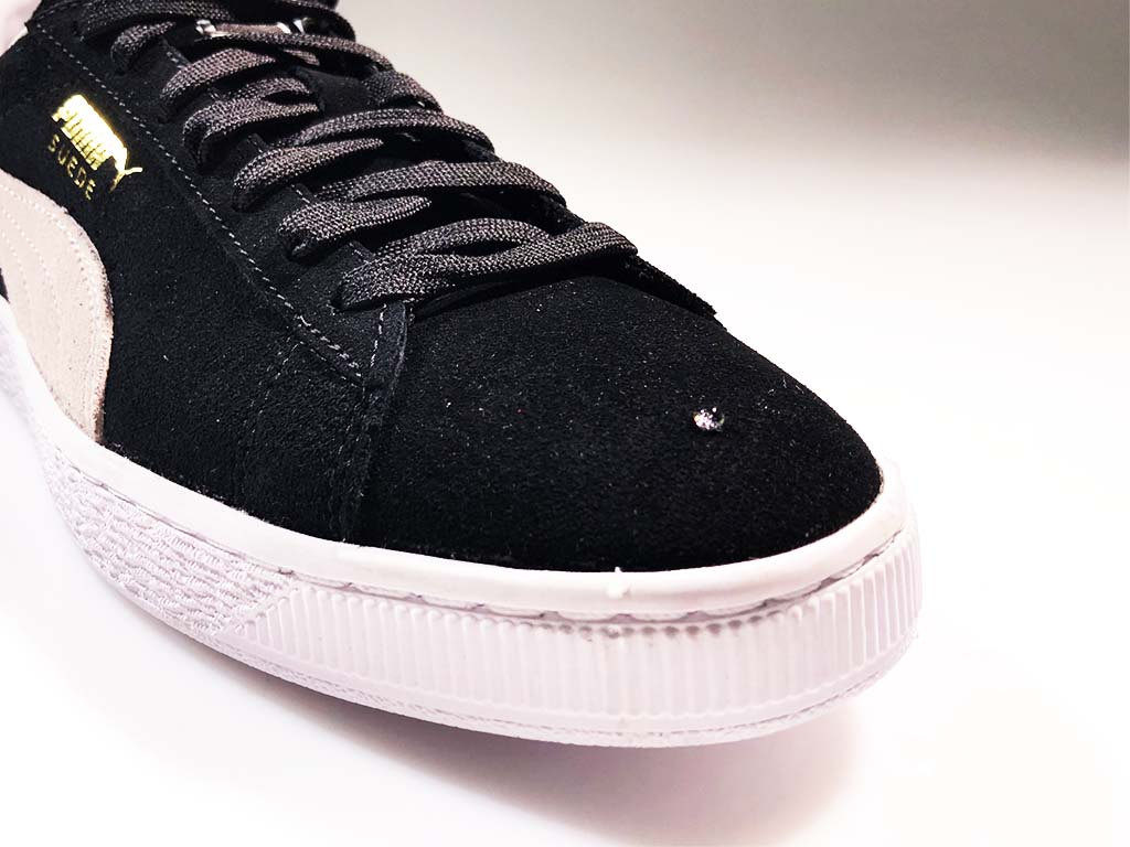 how to clean puma suede shoes