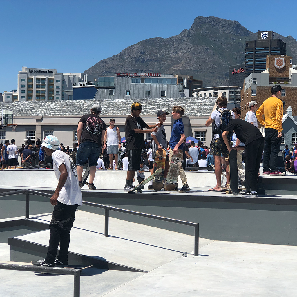 adidas v and a waterfront