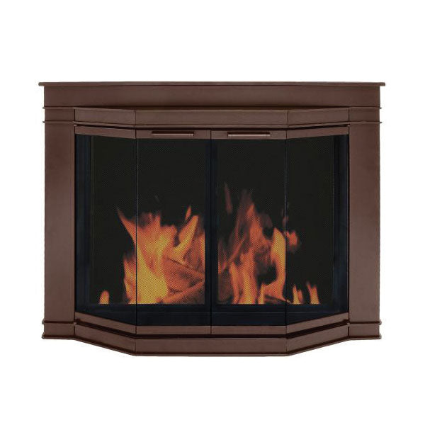 Pleasant Hearth Glass Doors Bay Style Hearth Stove Patio