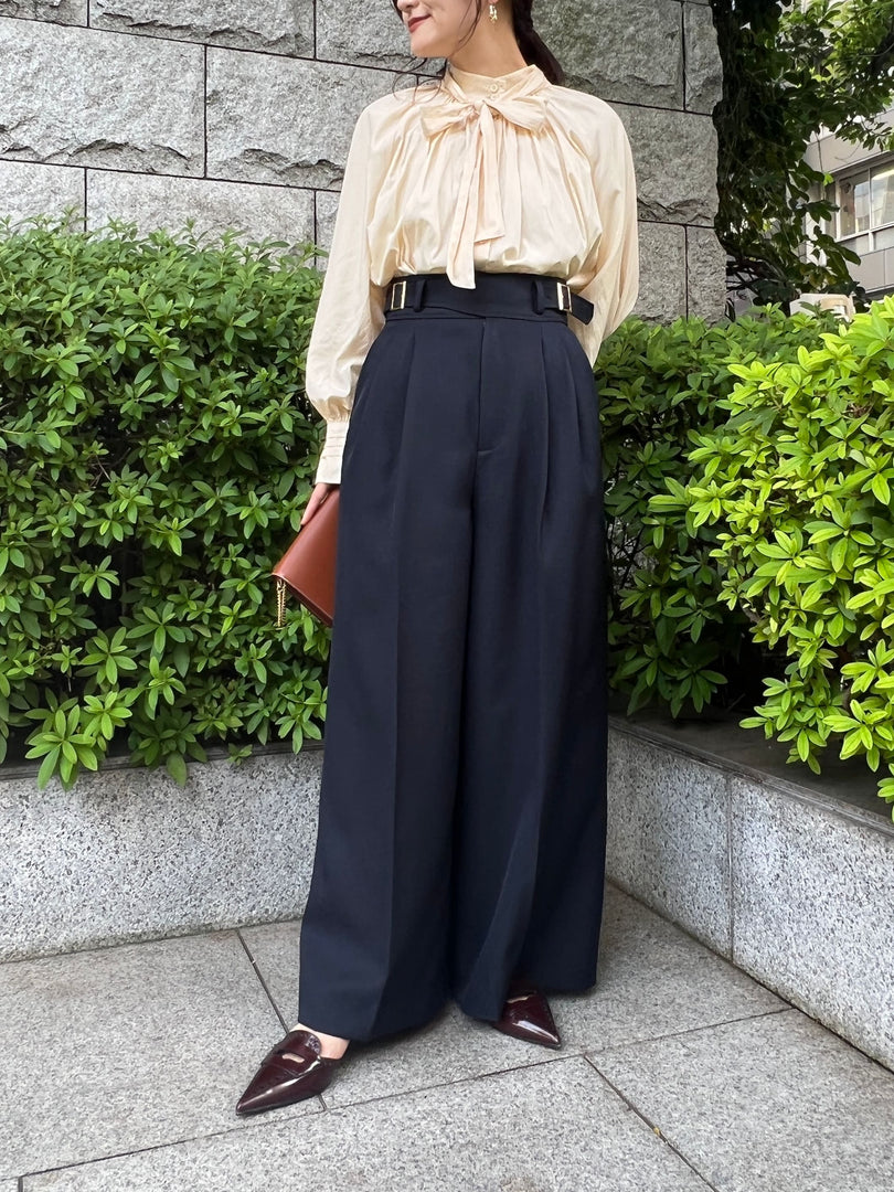 ハイウエストグルカワイドパンツ | 小柄・低身長女性向けファッション