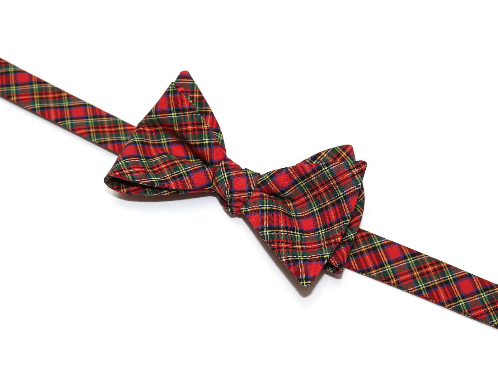 Hometown Stripe Bow Tie Bow Tie & Square / Pre-Tie / Red