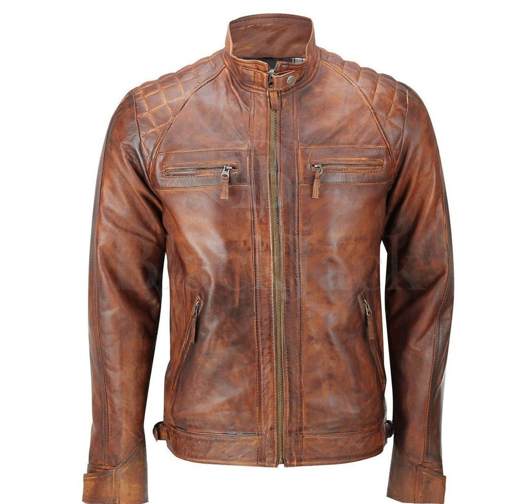 Genuine Buffalo Vintage Leather Jacket|BlackJack Leathers