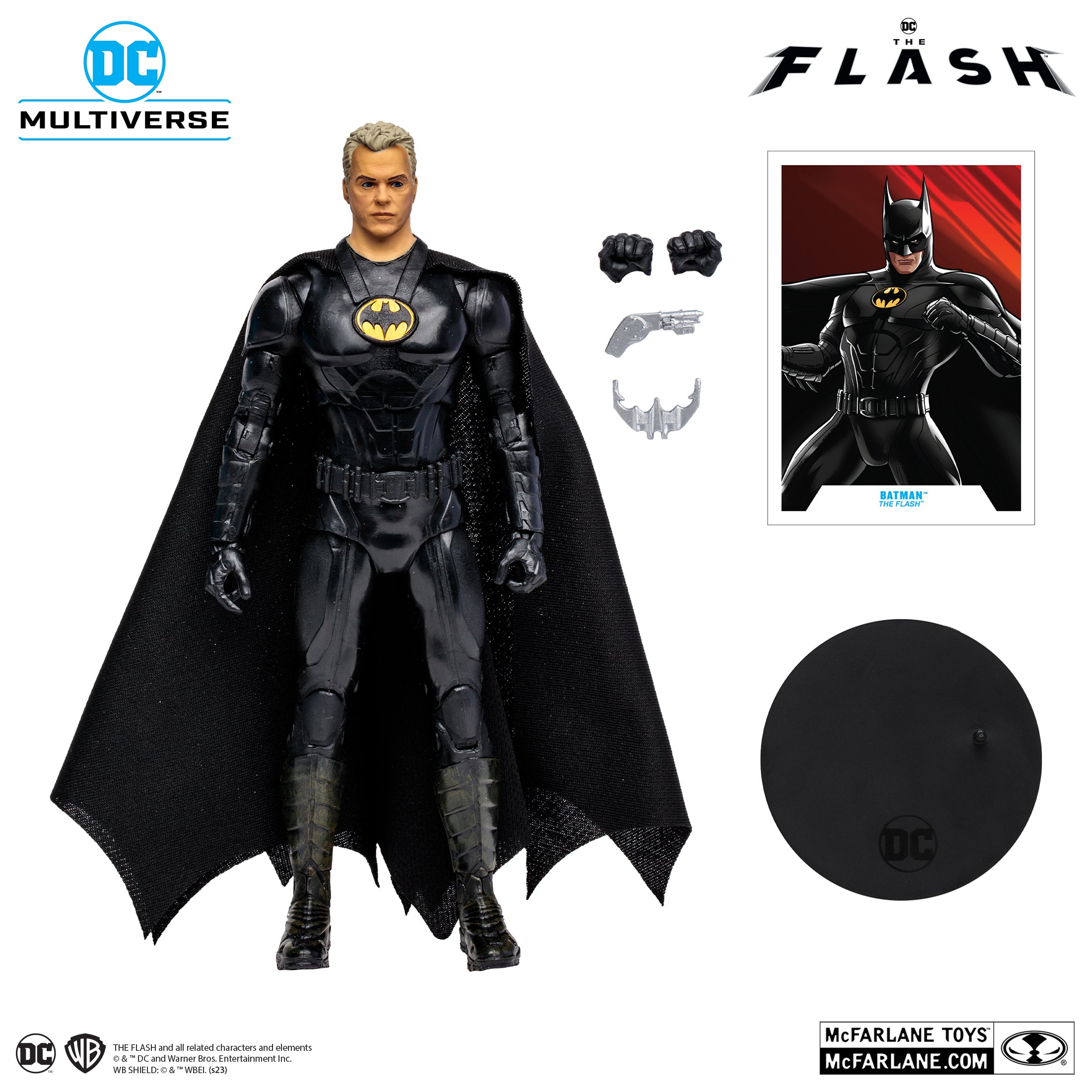 McFarlane Figura de Accion: DC The Flash - Batman Multiverse Sin Masca —  Distrito Max