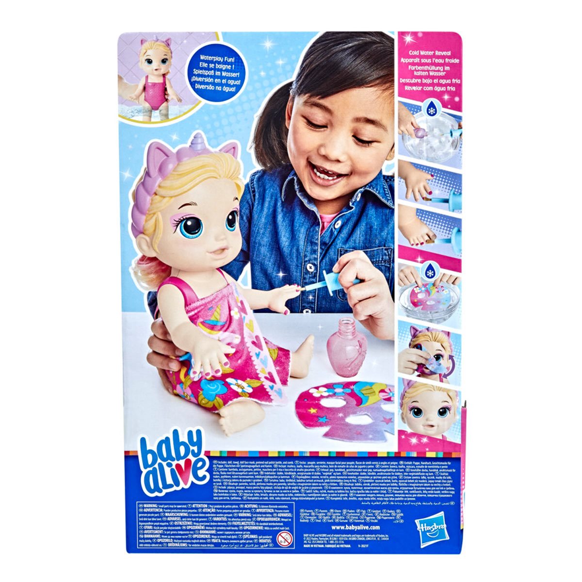 Baby Alive: Bebe Dia De Spa Unicornio Muñeca — Distrito Max