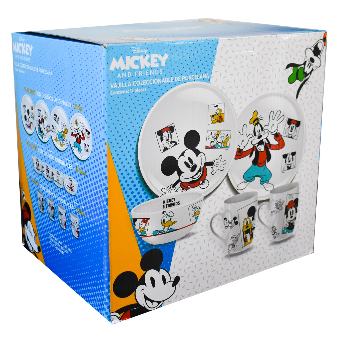 Jadeo comerciante cuidadosamente Fun Kids Vajilla: Disney - Mickey y Sus Amigos Set De 12 Piezas — Distrito  Max
