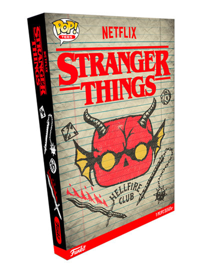 Funko Boxed Tee: Stranger Things - Hellfire Club Playera Chica — Distrito  Max