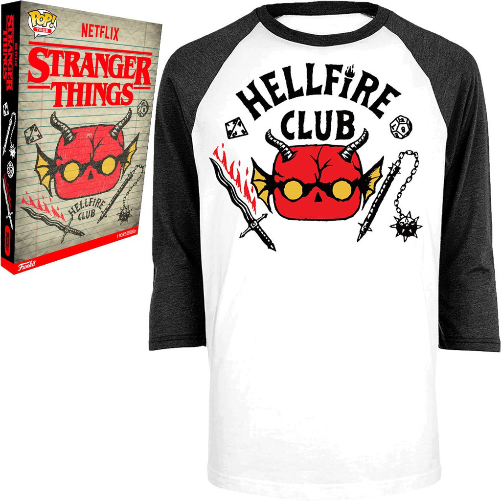 Funko Boxed Tee: Stranger Things - Hellfire Club Playera Chica — Distrito  Max