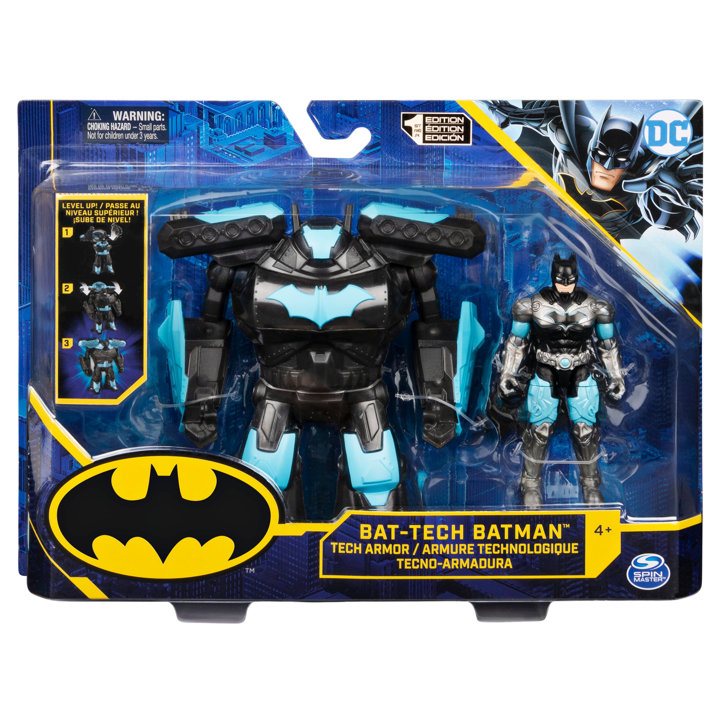 Batman: Batman Con Tecno Armadura 10 Cm — Distrito Max