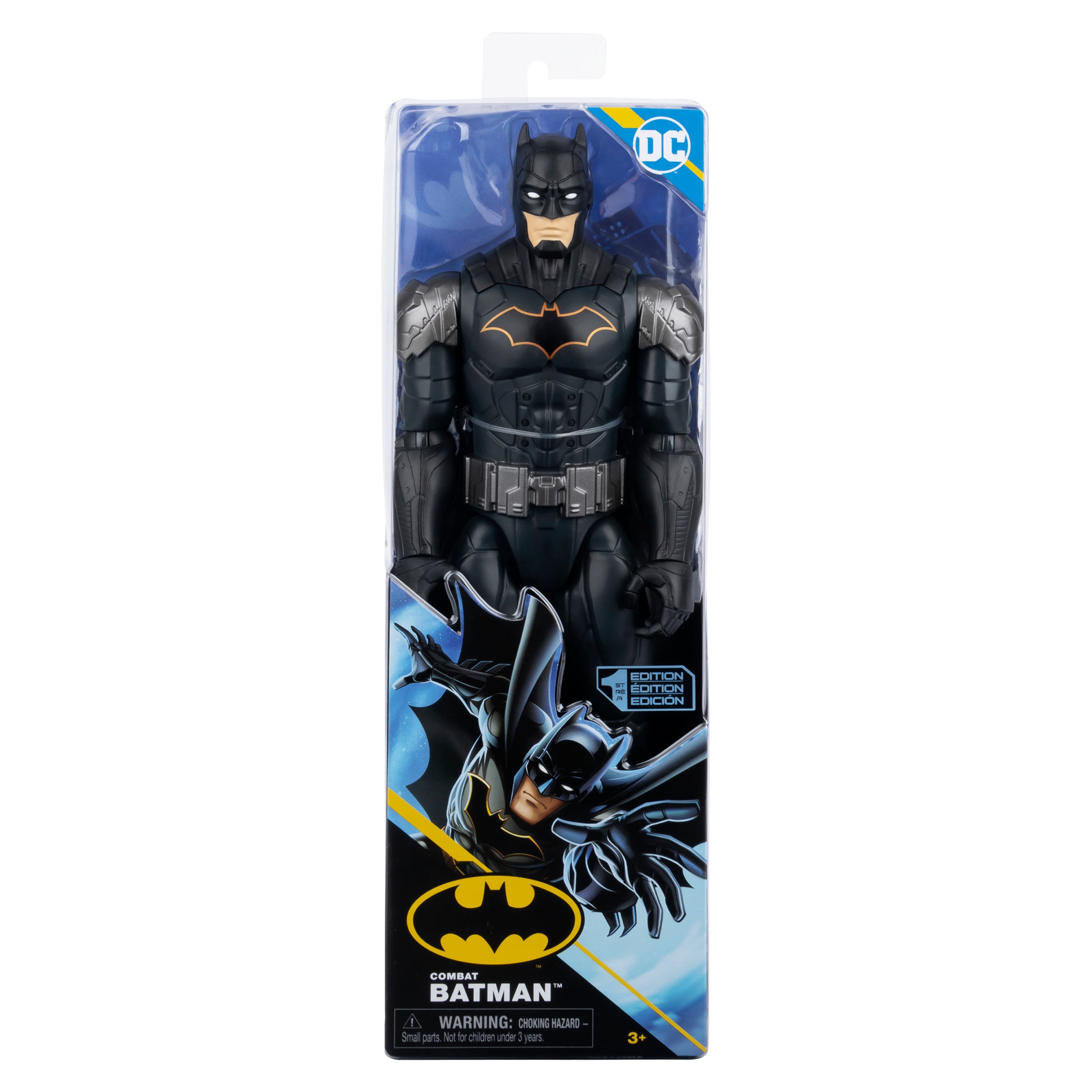 Batman: Batman Traje De Combate Figura De Accion 12 Pulgadas — Distrito Max