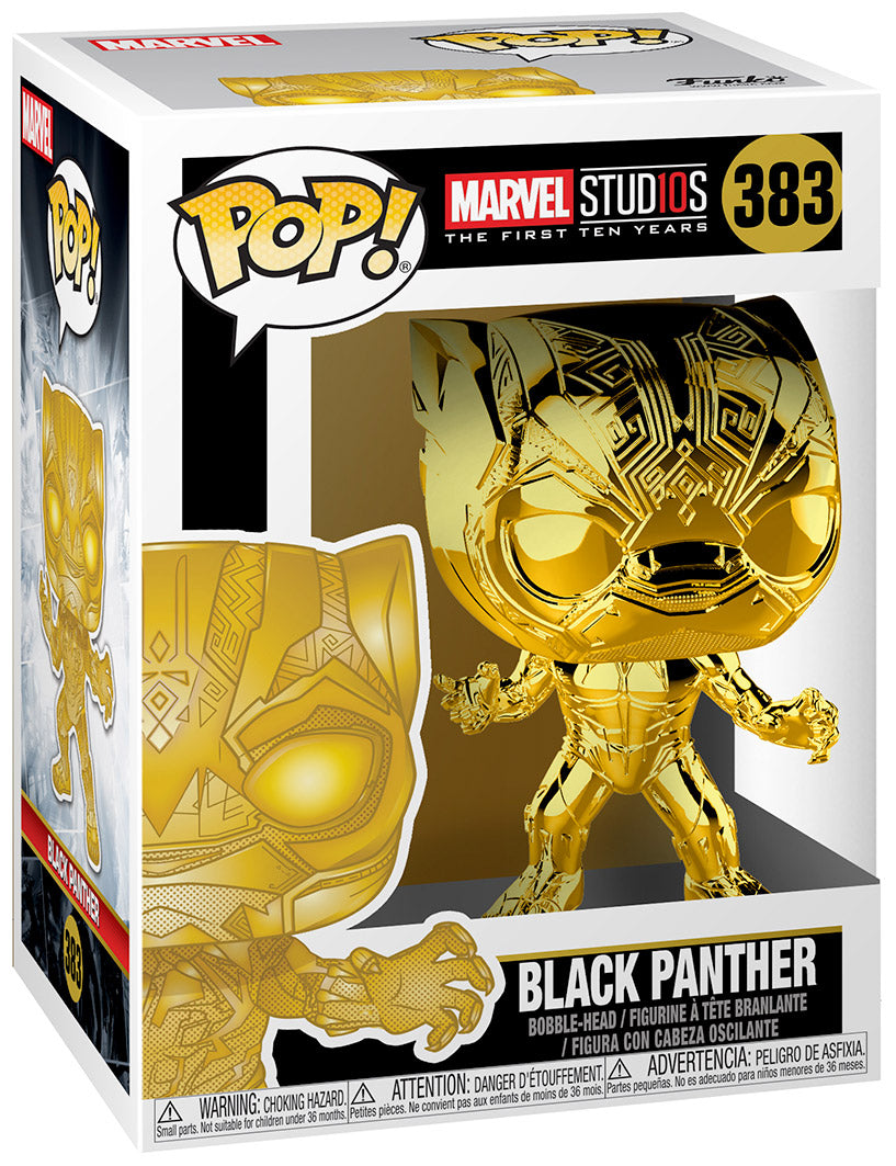 Funko Pop Marvel: Avengers - Black Panther Cromado — Distrito Max