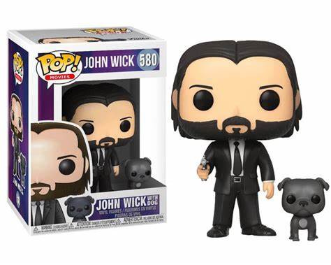 Funko Pop Movies: John Wick - John (Black Suit) con su Perro — Distrito Max