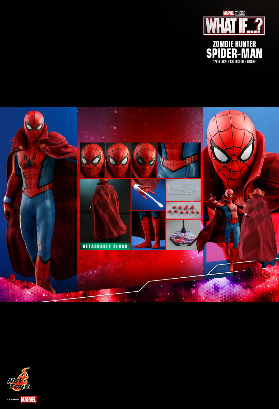 Hot Toys Marvel: What If - Spiderman Cazador de Zombies Escala 1/6 —  Distrito Max