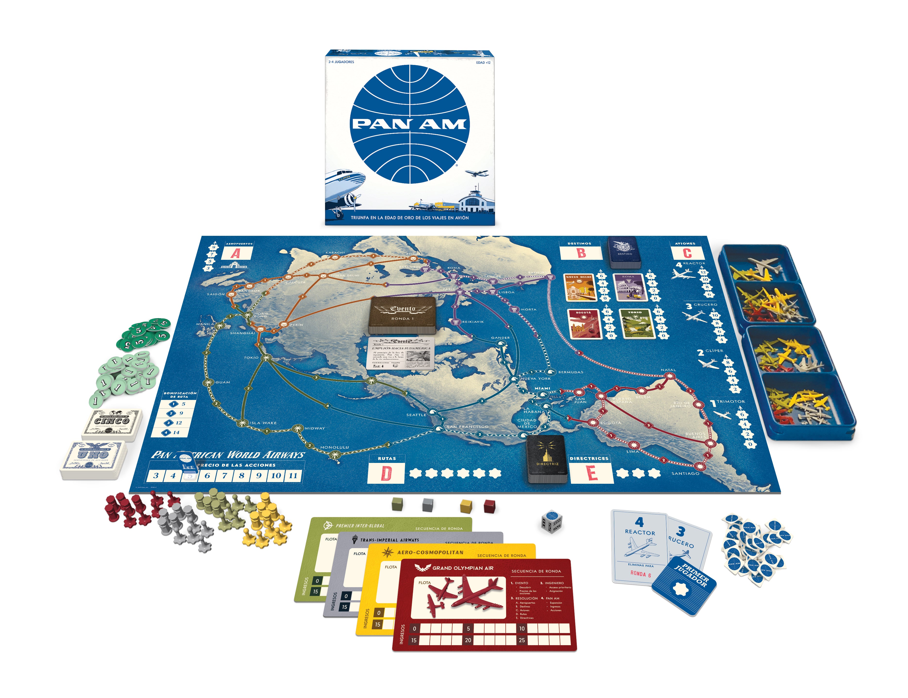 Играть пан. Панам настольная игра. Pan Pan игра. Pan am boardgame. Настольная игра про авиаперевозки.