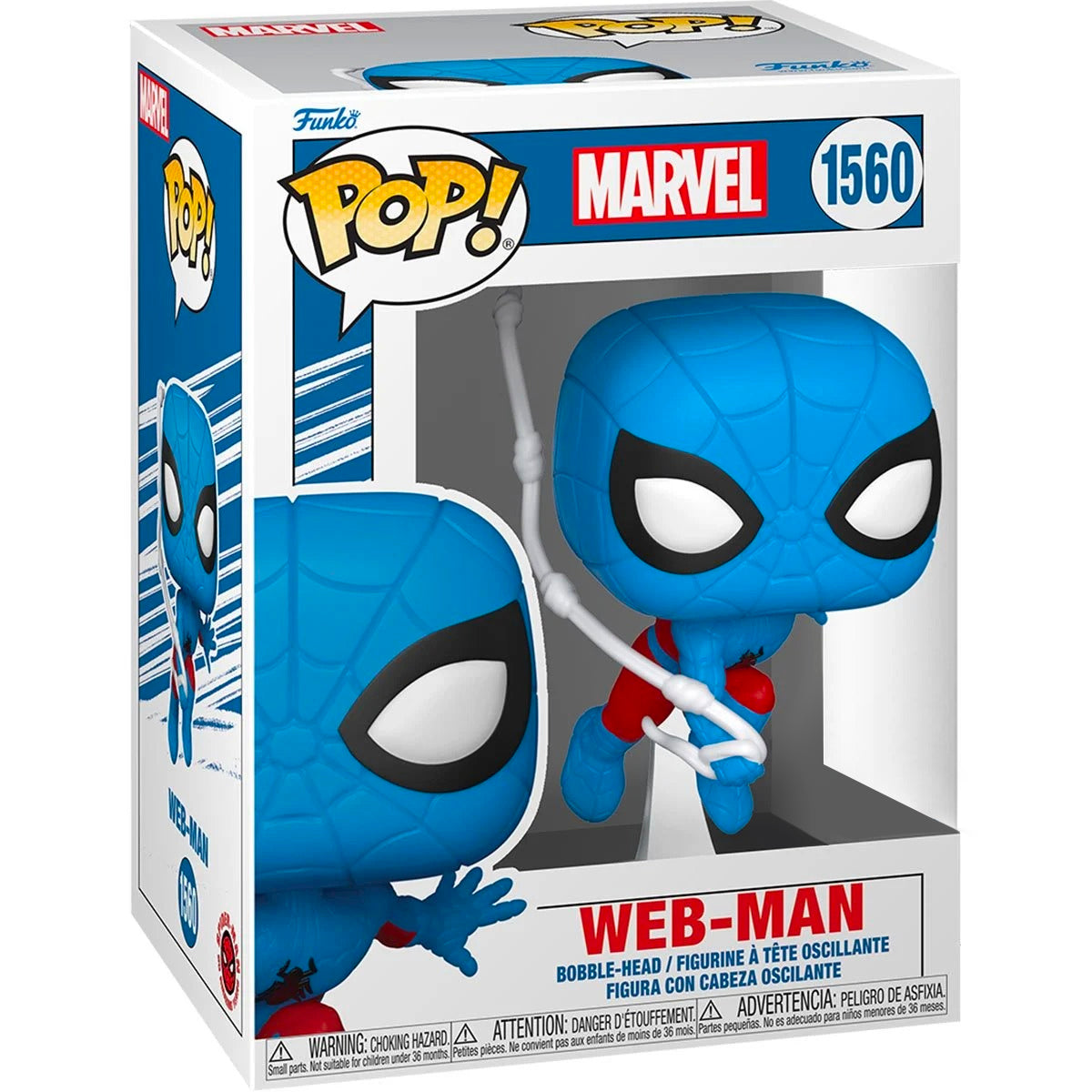 Asia Mediador Ya Funko Pop Marvel: SpiderMan - Web Man Exclusivo — Distrito Max