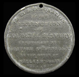 1834 Abolition Of Slavery 36mm White Metal Medal - By Davis
