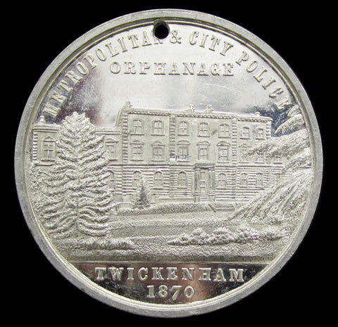 1870 Twickenham Metropolitan & City Police Orphanage 41mm Medal