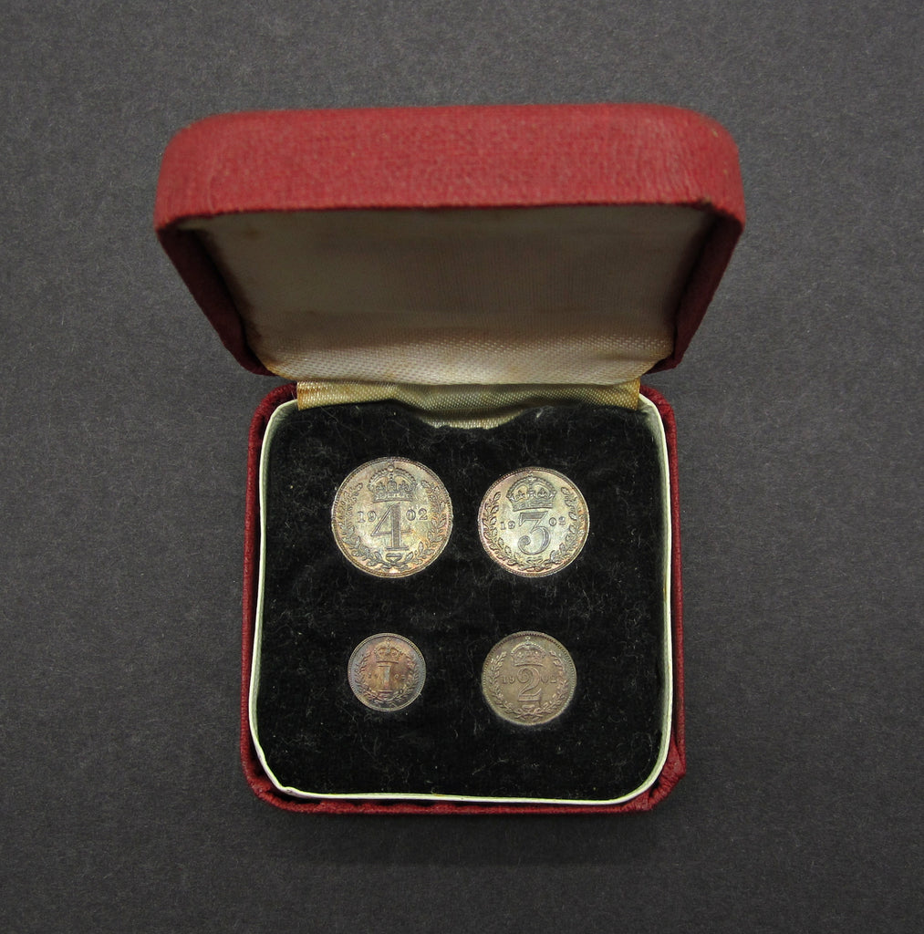 Edward VII 1902 Maundy Set - UNC – Coopers Coins