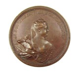 Russia 1740 Empress Anna Ioannovna 38mm Bronze Medal