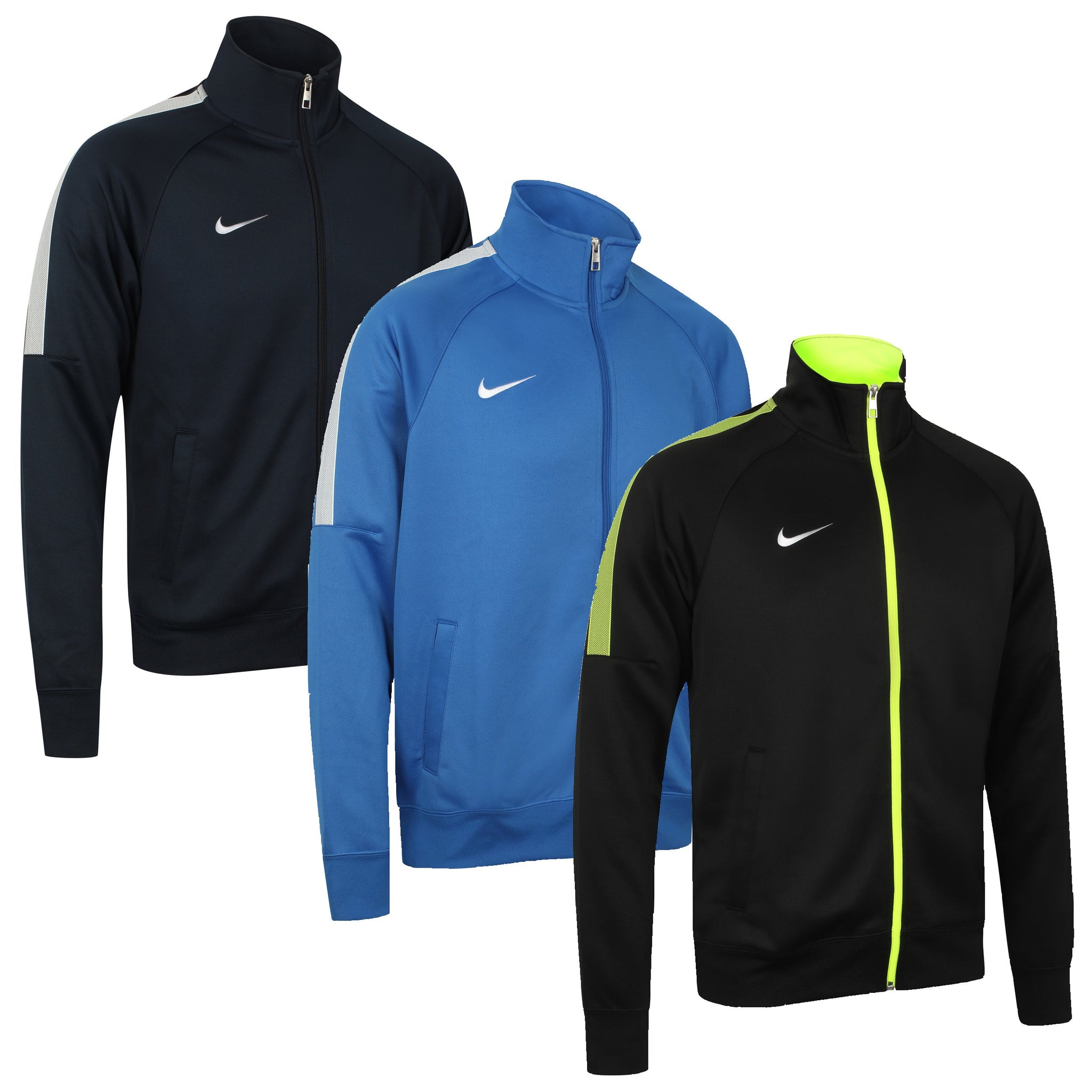 blue nike track top