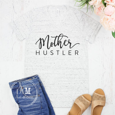 Mother Hustler Shirt - Mom Shirt - Full Color Shirt
