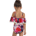 Strapless Shoulder High Waisted Bikini Set - sleag