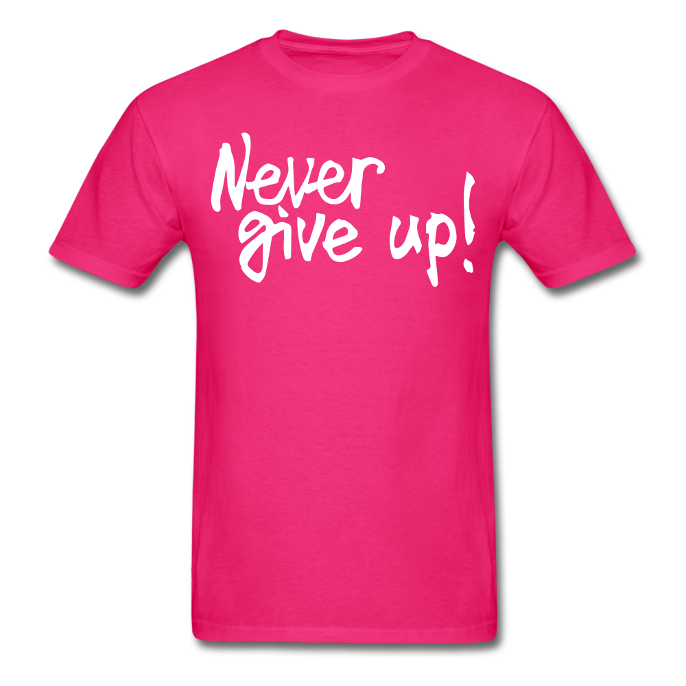 Mens Never Give Up T Shirt Tru Soldier Sportswear 2378