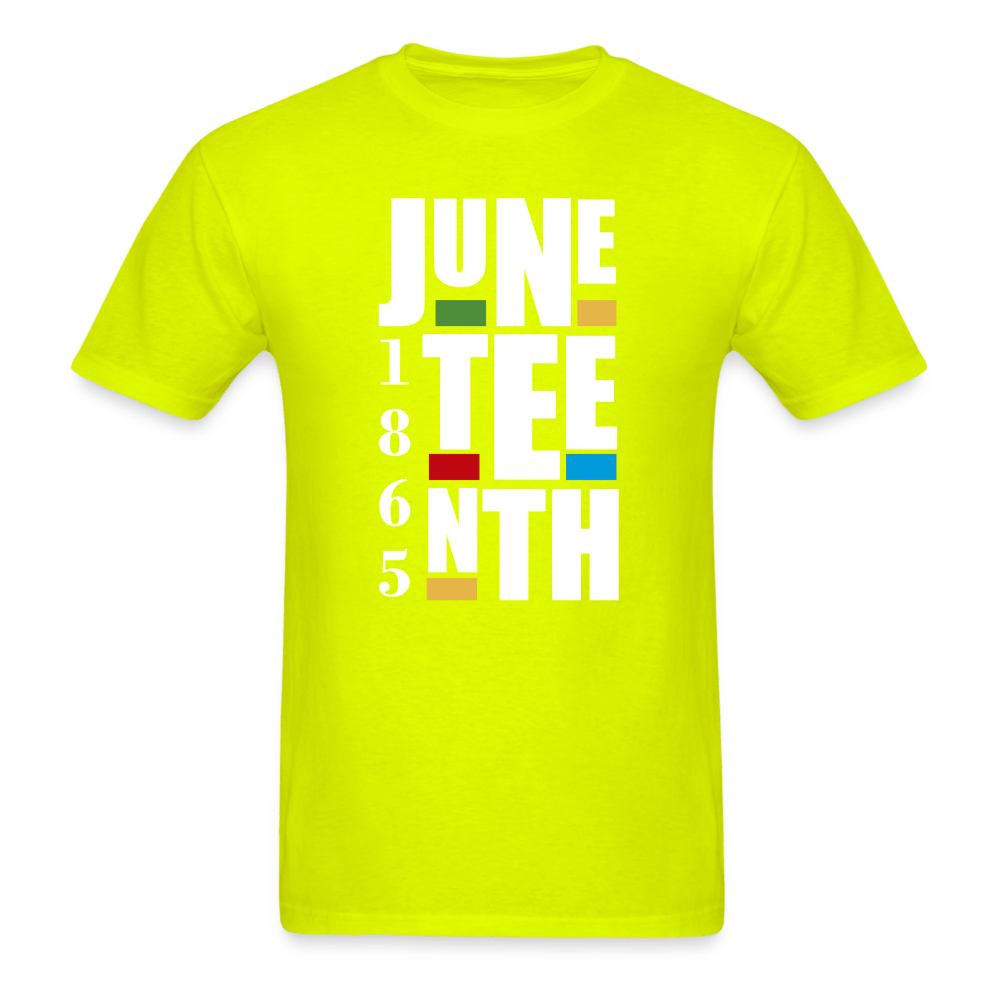 SPOD safety green / S Juneteenth 1865 T-Shirt