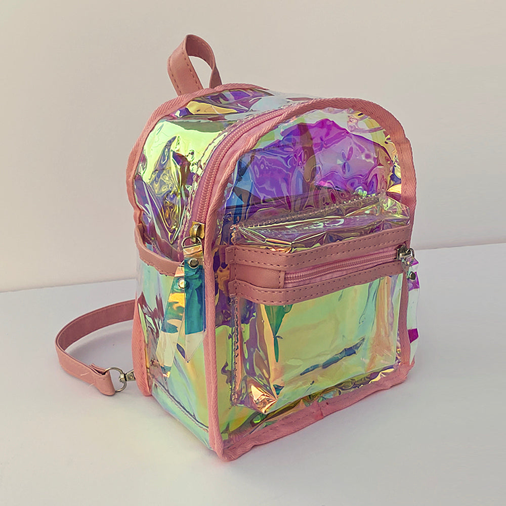 mini holographic backpack