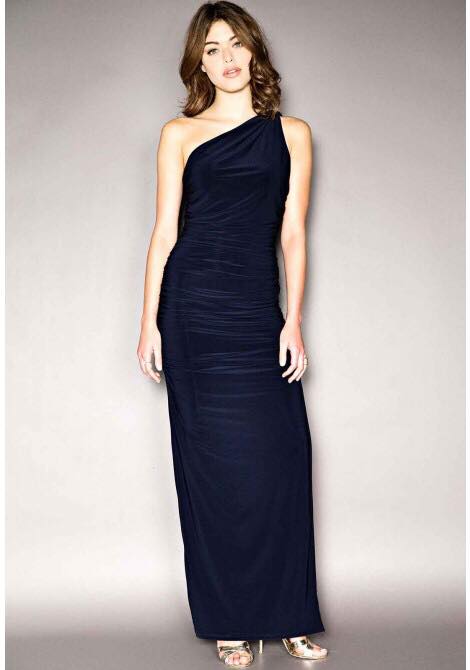 Angelina Maxi Dress in Navy