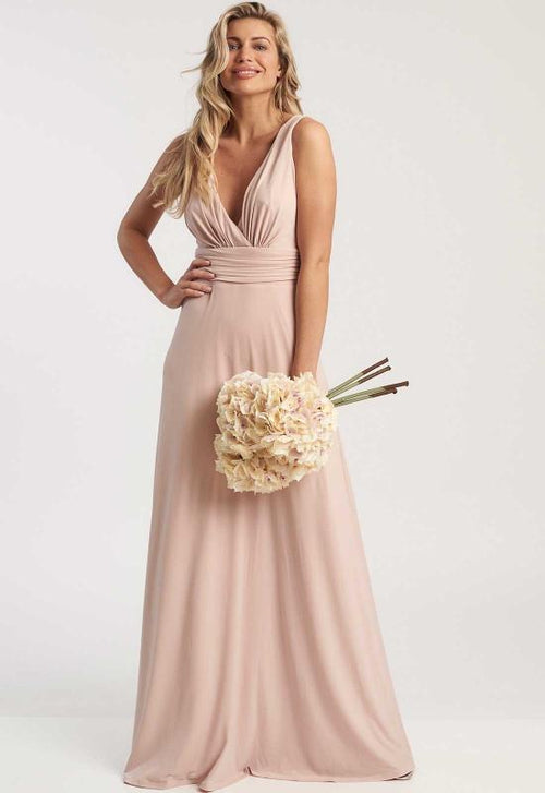 Lana Soft Peach Maxi Dress