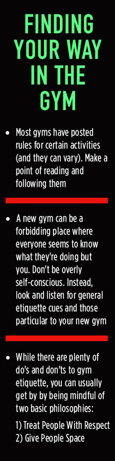 Gym Etiquette Sidebar