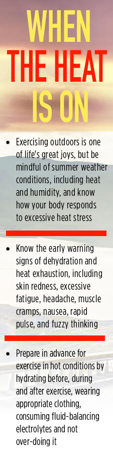 Strategies for Working Out Safely in the Heat Sidebar
