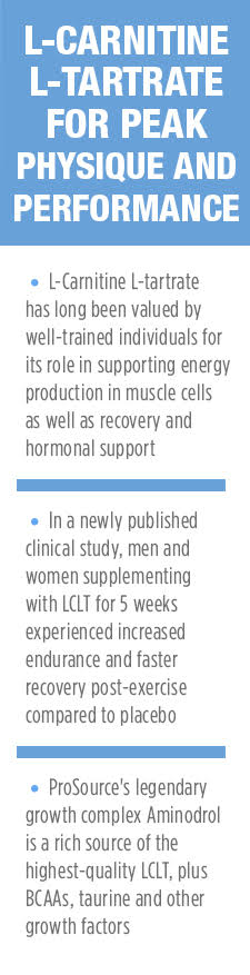 L-Carnitine L-Tartrate for Peak Physique and Performance