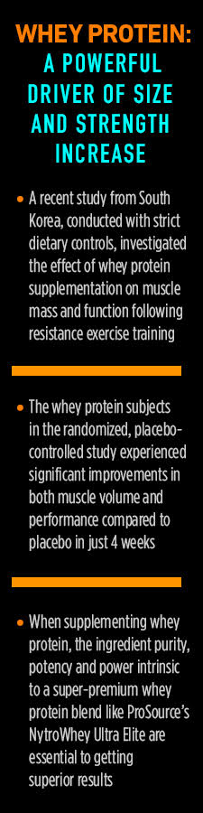 Whey Protein: A Powerful Driver of Size and Strength Increase