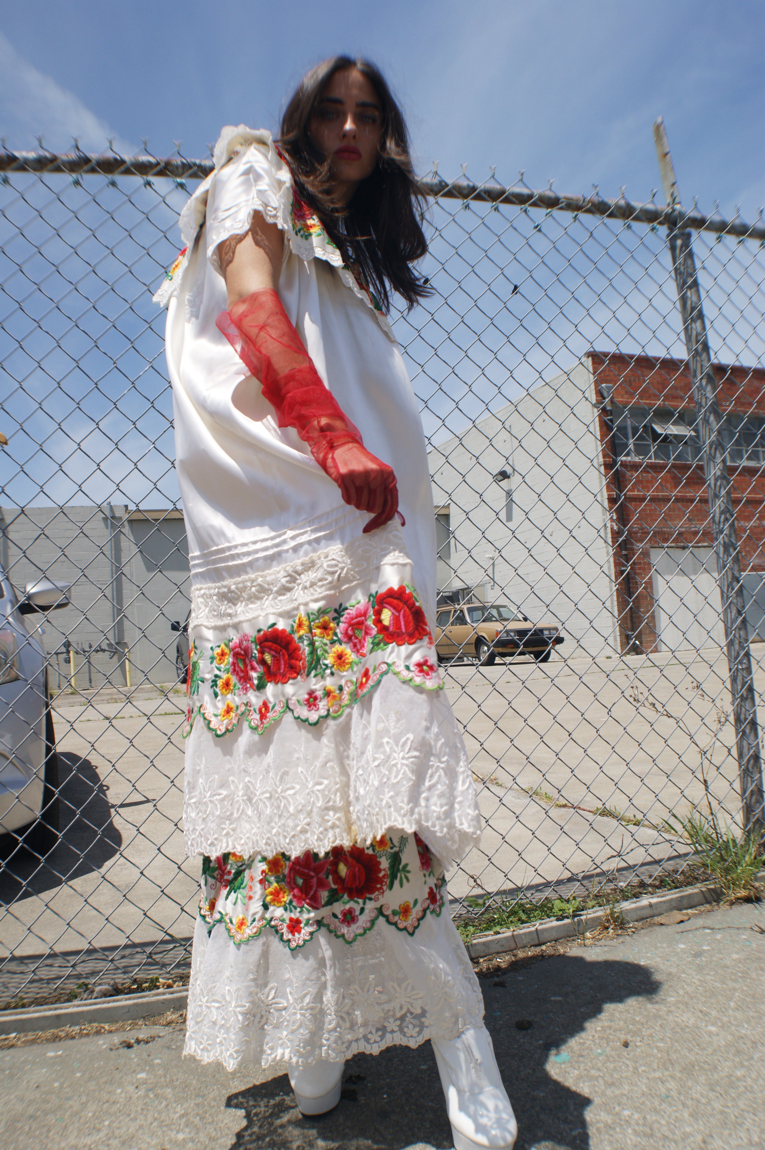 Huipil Mexican Incredibly Beautiful Dress-Skirt Set