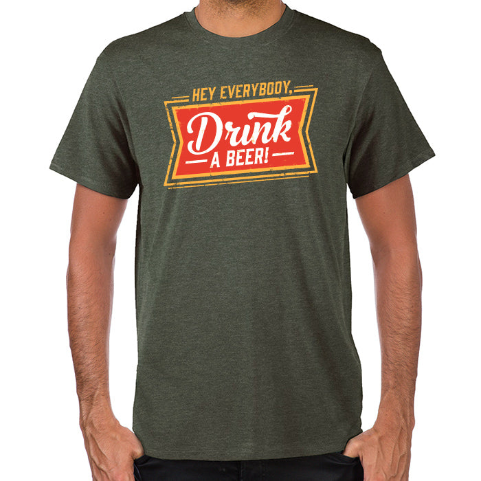 Brockmire - Drink A Beer T-Shirt – Gold Label