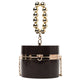 Round Basket Gold Bead Chain Sling Bag