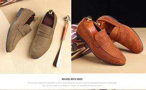 Casual Suede Loafer Solid Men's Shoe