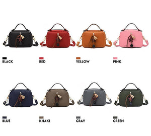 Satchel luxury designer Tassel crossbody Women's Handbag
