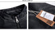 Velvet Thick Fashion Faux Men's Leather Jacket