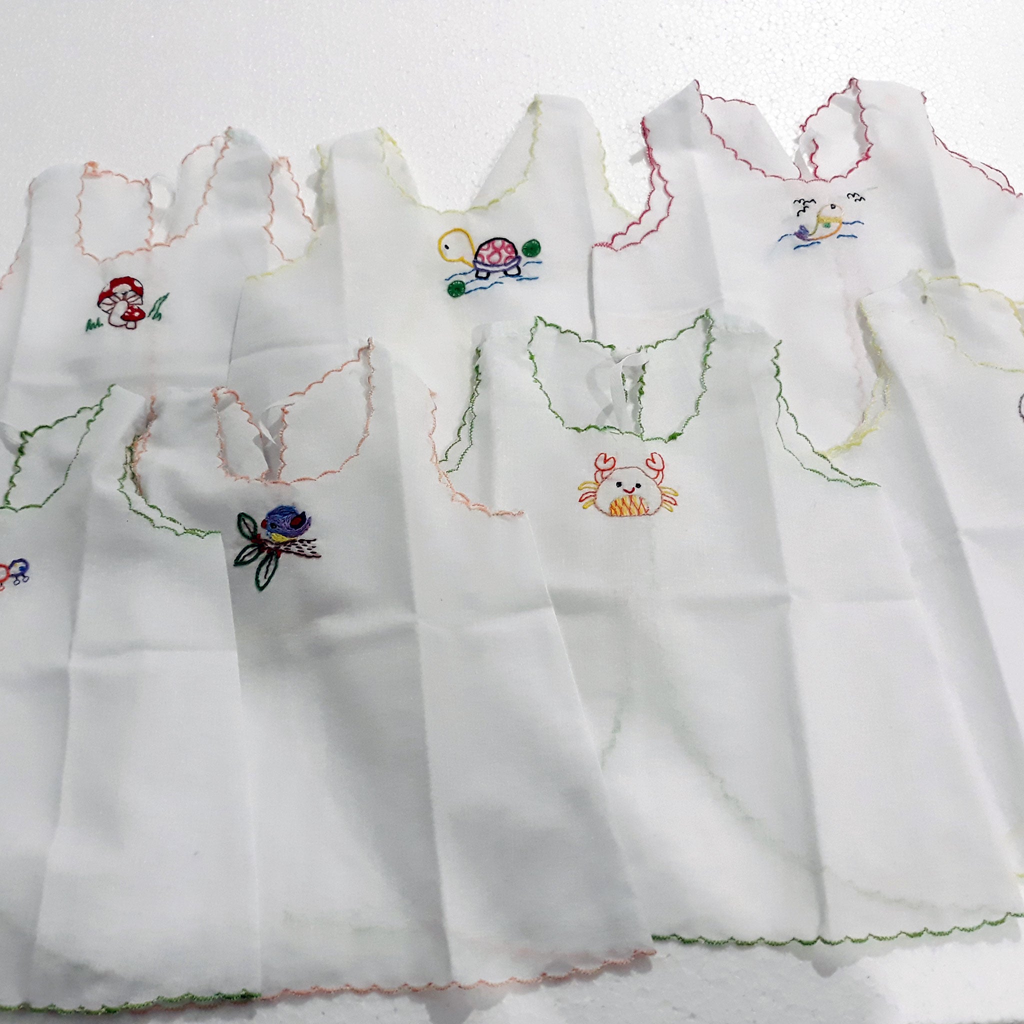 new born baby dress embroidery