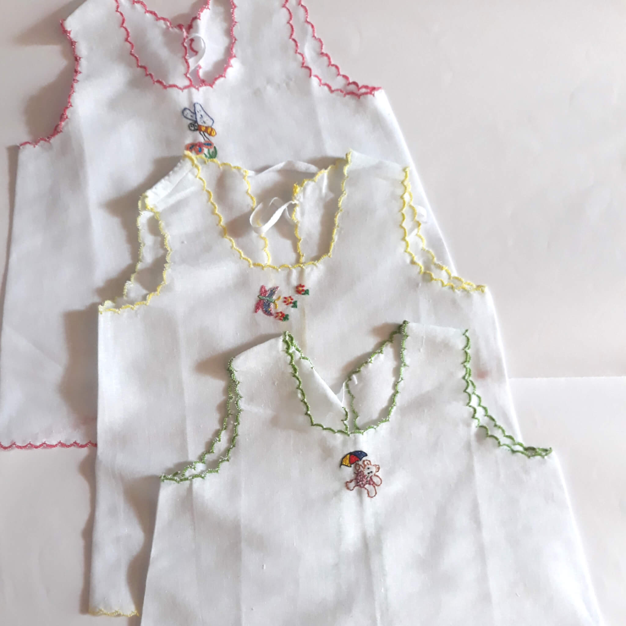 new born baby dress embroidery